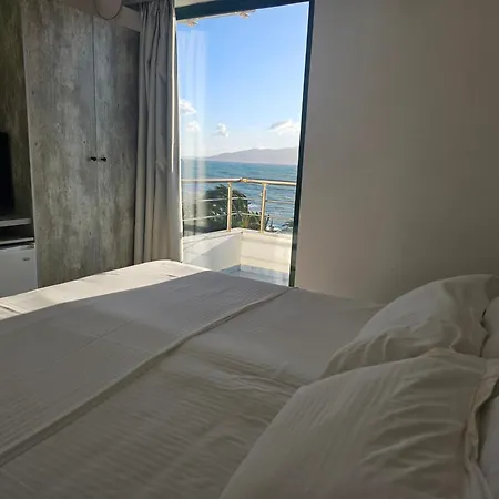 1bed Beachfront With Seaview Balcony - 5mintobeach Sarande